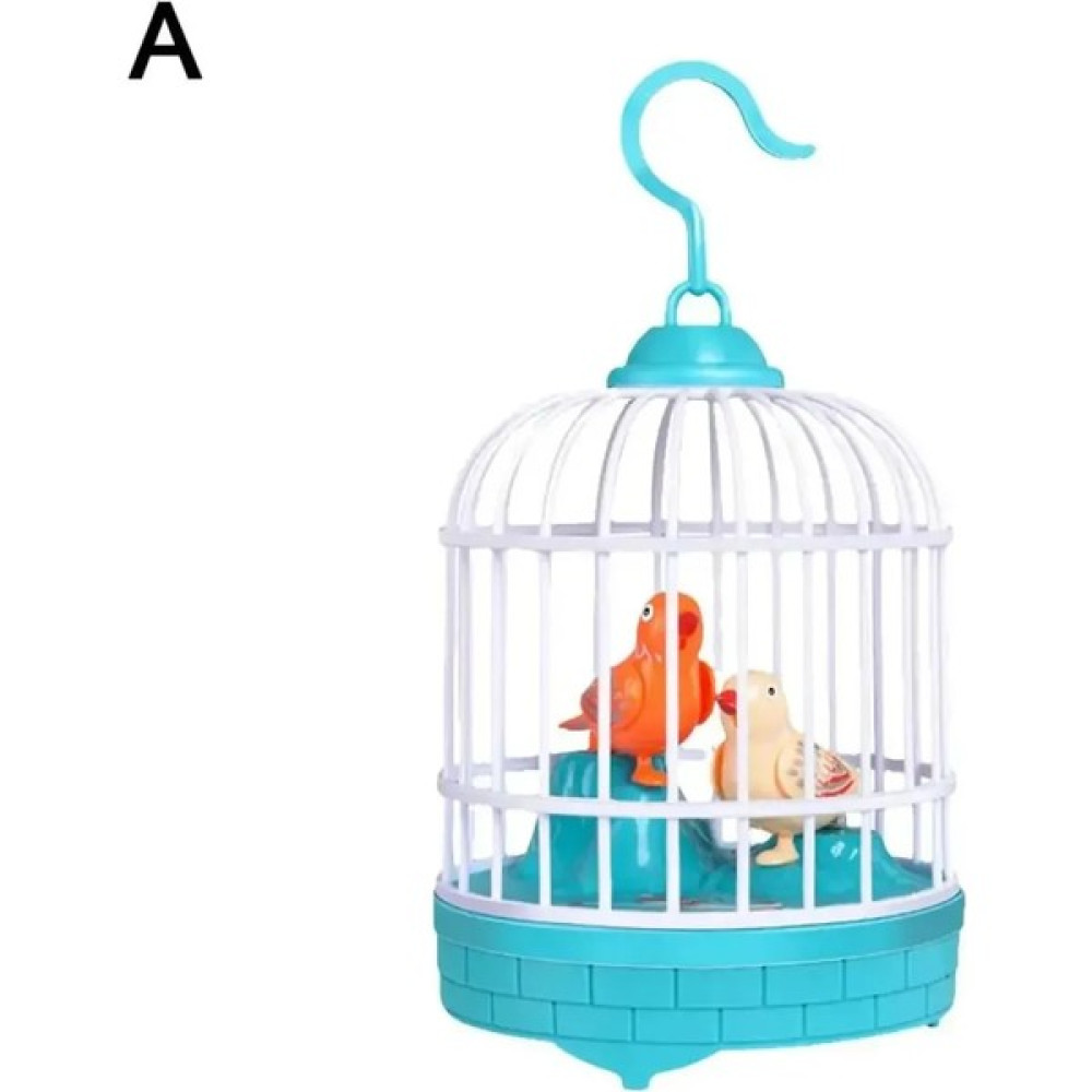 Dancings Birds Sesli ve Işıklı Kafesli Kuş Oyuncak - Mavi Eğitici Oyuncak Fiyatı
