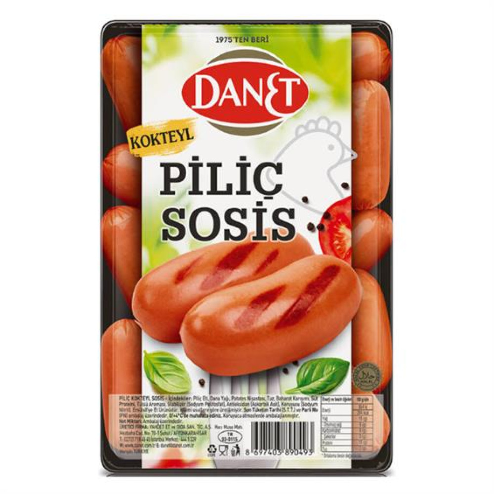 Danet Dana Kokteyl Sosis 215 gr Kırmızı Et Fiyatı