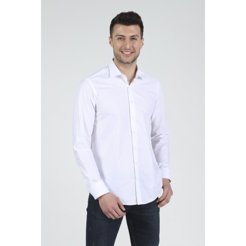 Daniel Bessi Slim Fit Uzun Kollu Erkek Gömlek 525-DB02 Erkek Gömlek Fiyatı