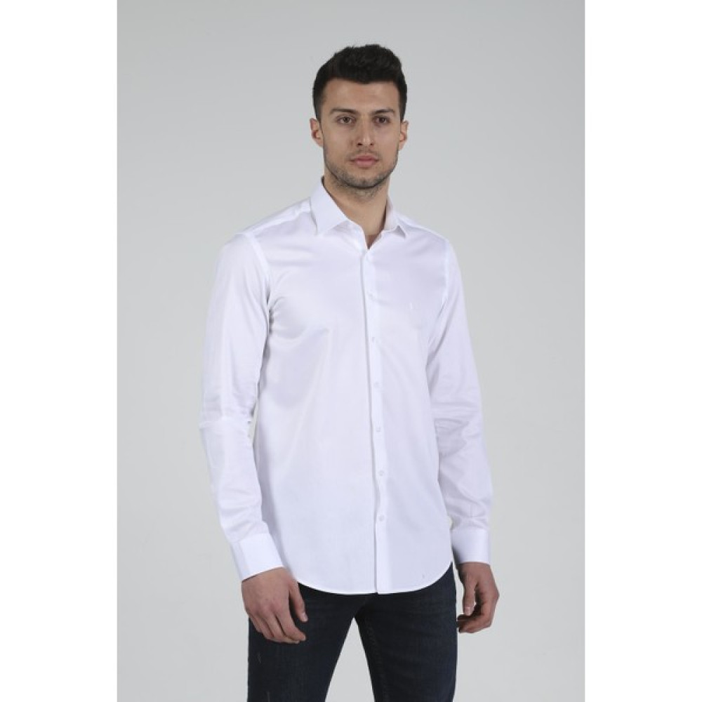 Daniel Bessi Slim Fit Uzun Kollu Erkek Gömlek 585-DB02 Erkek Gömlek Fiyatı