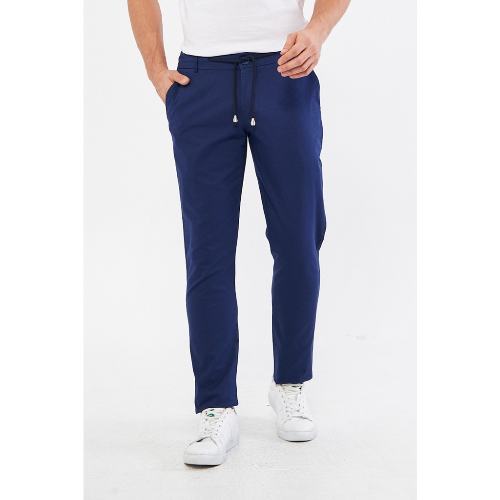 Daniel Voi Ara Mevsimlik Slim Fit Pamuklu Beli Yarım Lastikli Açık Lacivert Erkek Pantolon -Rahatlıkta Şıklık Giyim & İç Giyim Fiyatı