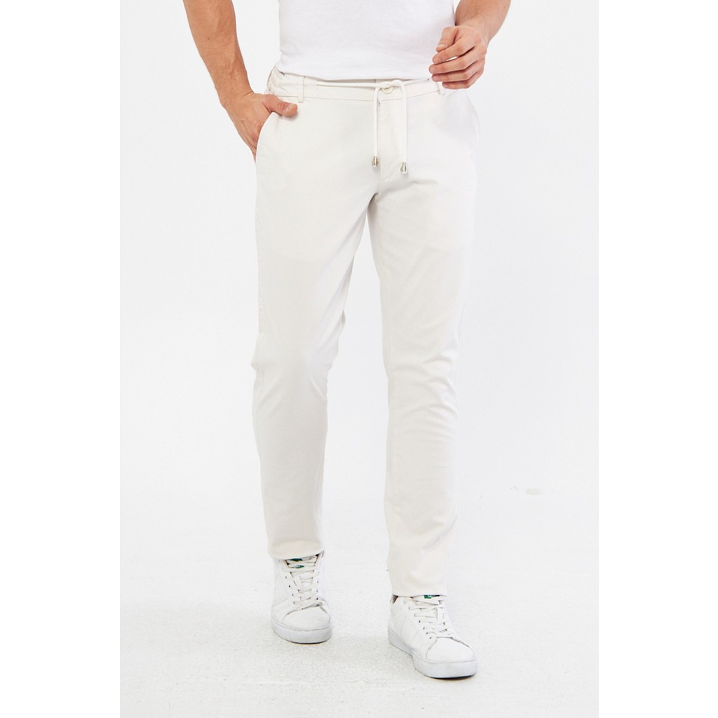 Daniel Voi Ara Mevsimlik Slim Fit Pamuklu Beli Yarım Lastikli Krem Erkek Pantolon - Rahatlıkta Şıklık Giyim & İç Giyim Fiyatı