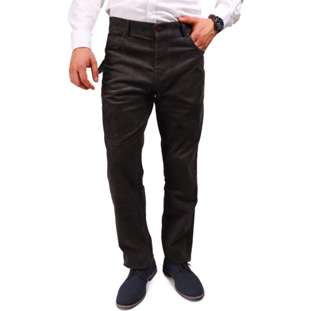 Daniel Voi Kadife Gri Erkek Regular Fit Pantolon 40 Erkek Pantolon Fiyatı