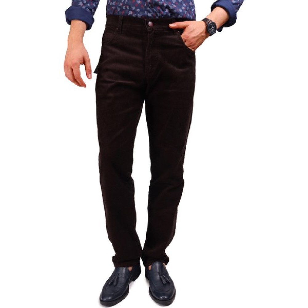 Daniel Voi Kadife Kahverengi Erkek Regular Fit Pantolon 34 Erkek Pantolon Fiyatı
