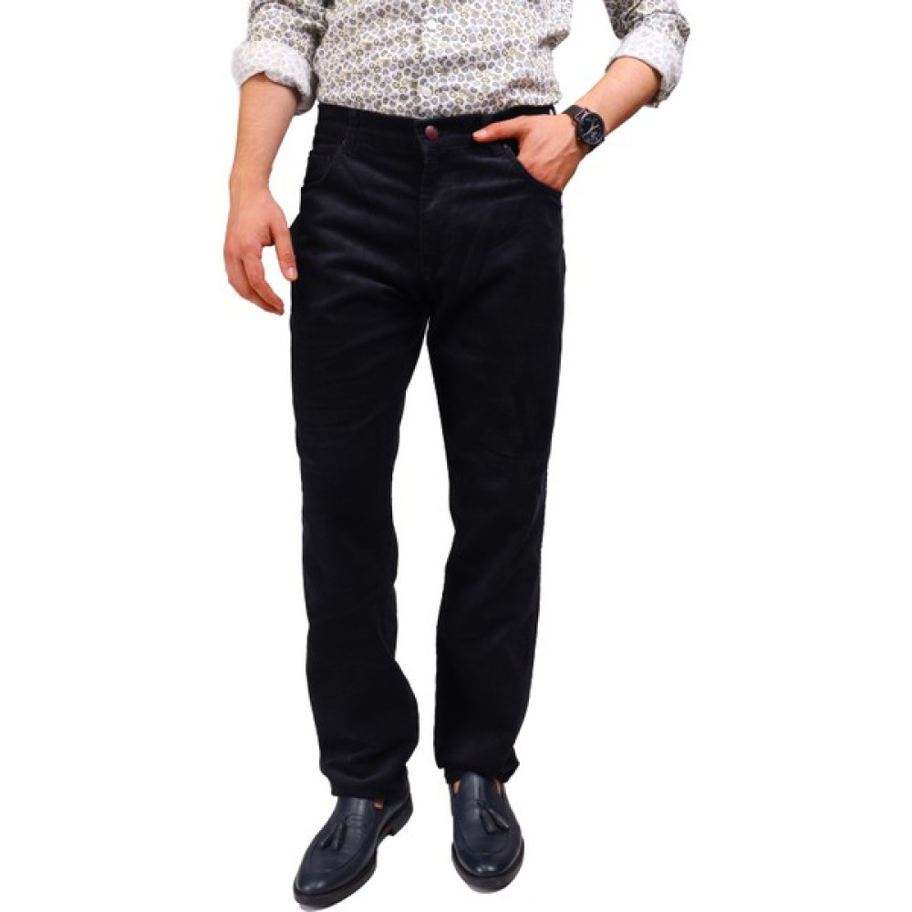 Daniel Voi Kadife Lacivert Erkek Regular Fit Pantolon Erkek Pantolon Fiyatı