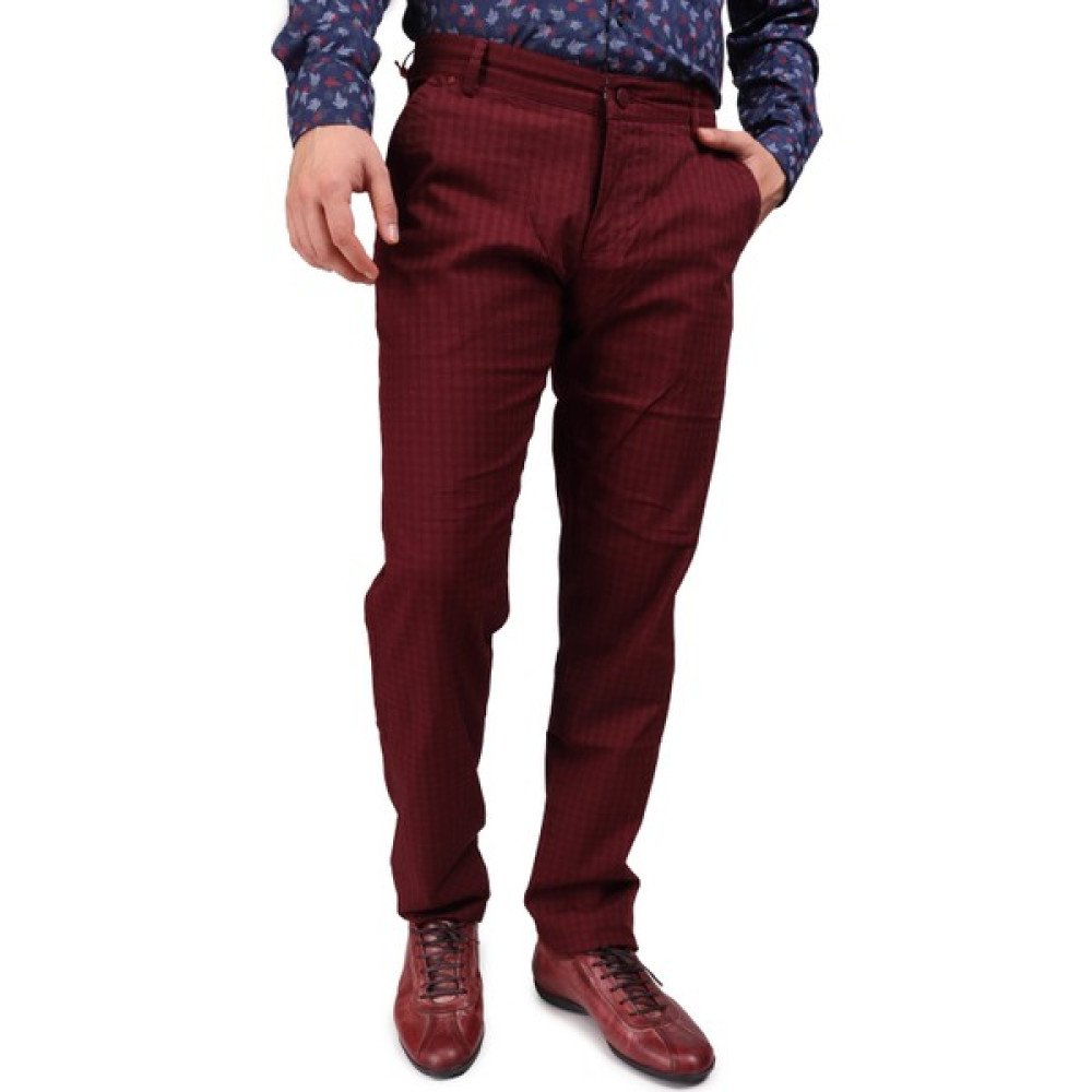 Daniel Voi Pamuklu Bordo Erkek Slim Fit Pantolon 38 Erkek Pantolon Fiyatı