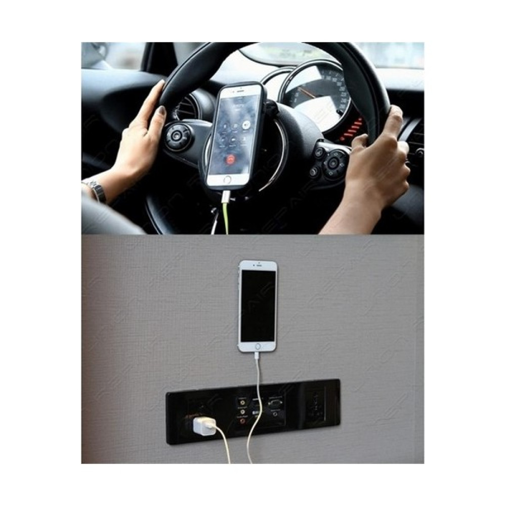 Daniska Home Flourish Lama Nano Kaydırmaz Güçlü Yapışkanlı Pratik Telefon Tutucu 2li - Siyah Cep Telefonu Tutucu Fiyatı