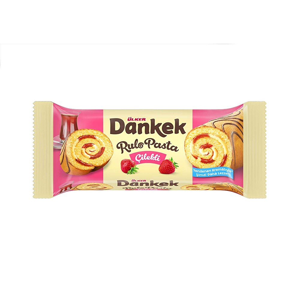 Dankek Rulo Pasta Çilekli 235 Gr Bisküvi ve Kek Fiyatı