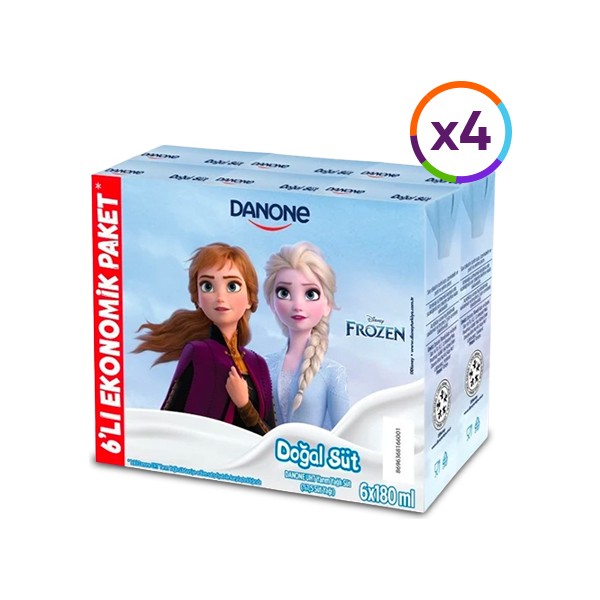 Danone Disney Karakterli Yarım Yağlı Sade Süt 180 ml X6 x 4 Adet (Karakter Seçimi Yapılamamaktadır) Diğer Fiyatı