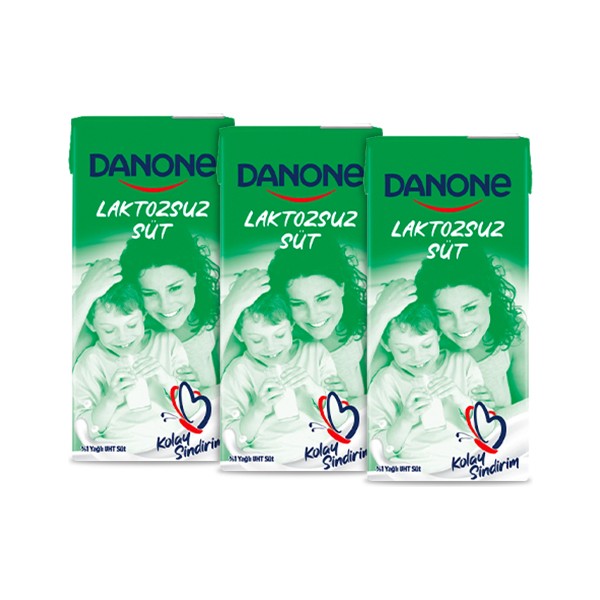 Danone Laktozsuz UHT Süt 3x1L Diğer Fiyatı