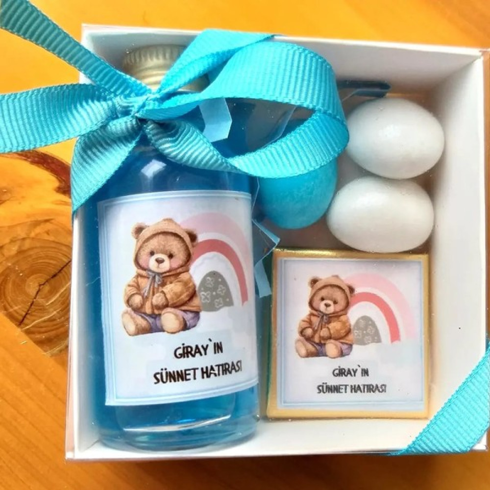 Dapnedijital Bebek Doğum Günü Hediyeliği, Çikolata, Kolonya - Mavi Oto Boyaları Fiyatı