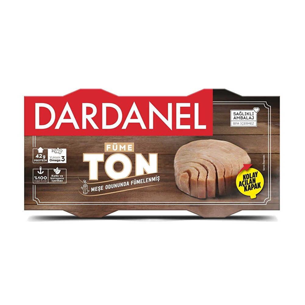 Dardanel Az Yağlı Füme Ton Balığı 2X140 g Konserve Fiyatı