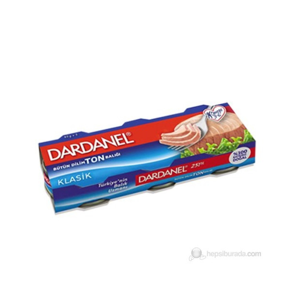 Dardanel Bitkisel Yağlı Ton Balığı 80gr x 3 Konserve Fiyatı
