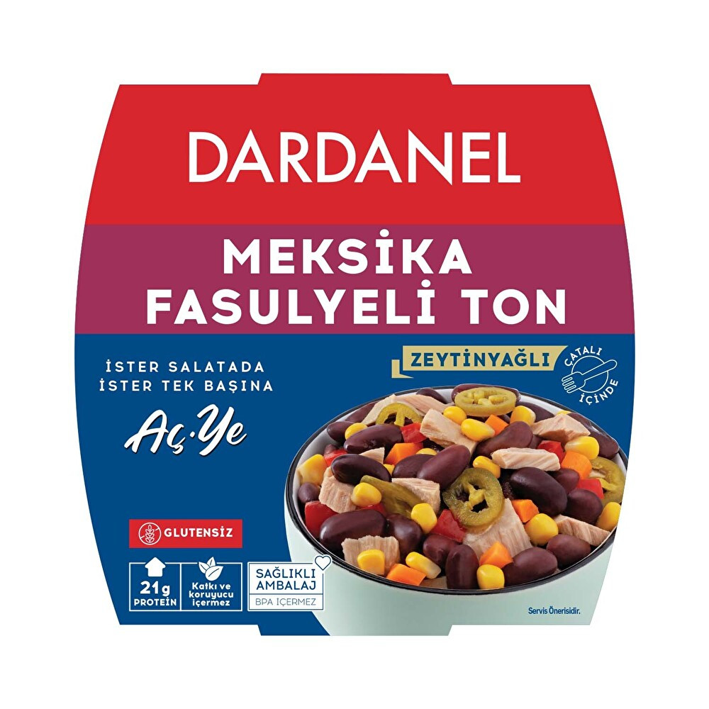 Dardanel Meksika Fasulyeli Ton Aç-Ye 160 Gr Konserve Fiyatı