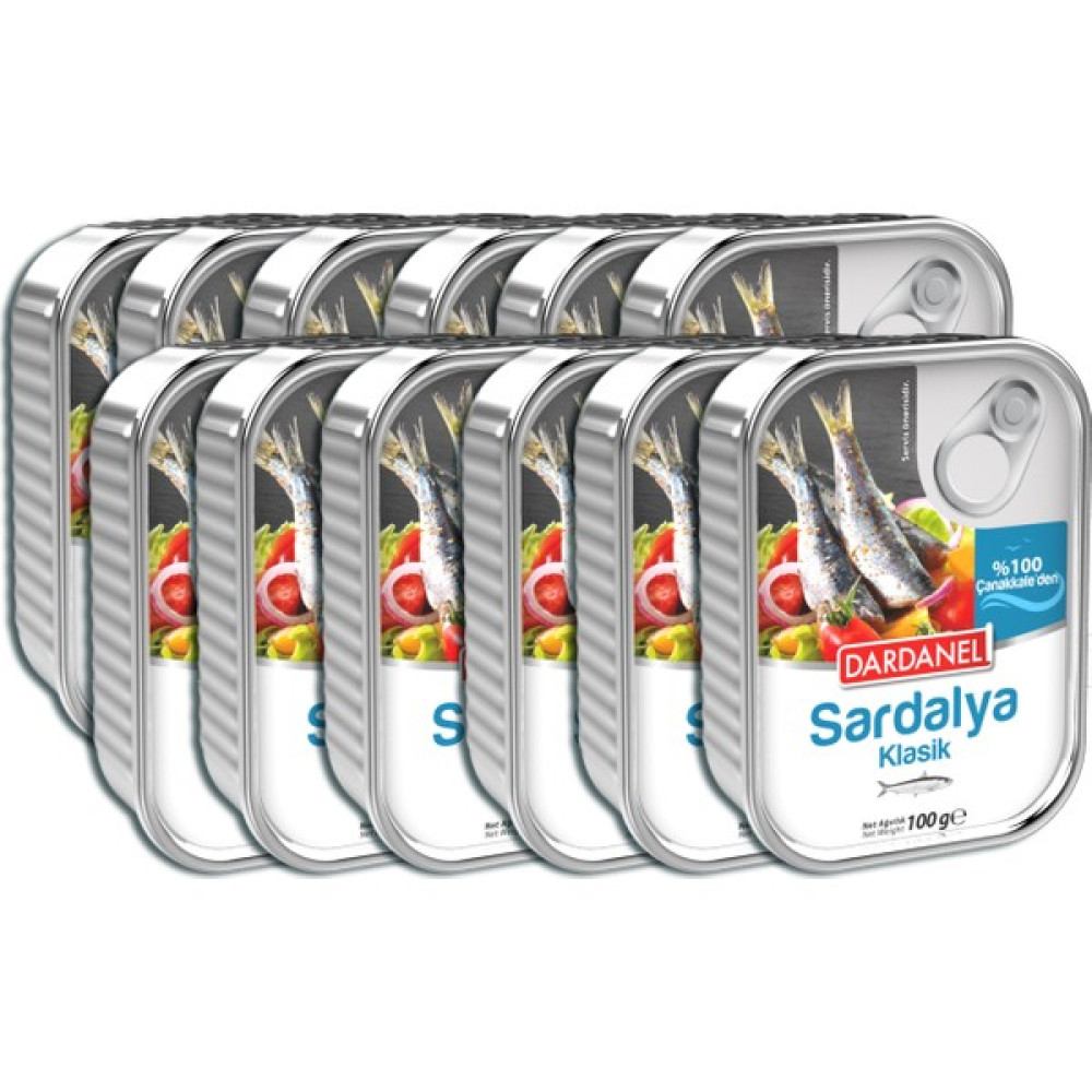 Dardanel Sardalya 100 Gr X 12 Konserve Fiyatı