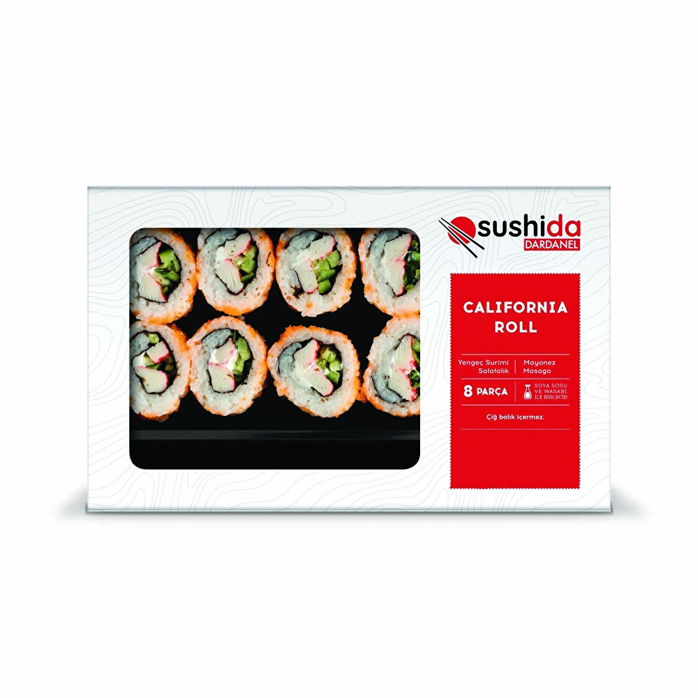 Dardanel Sushi California Roll 8 Parça Deniz Ürünü Fiyatı