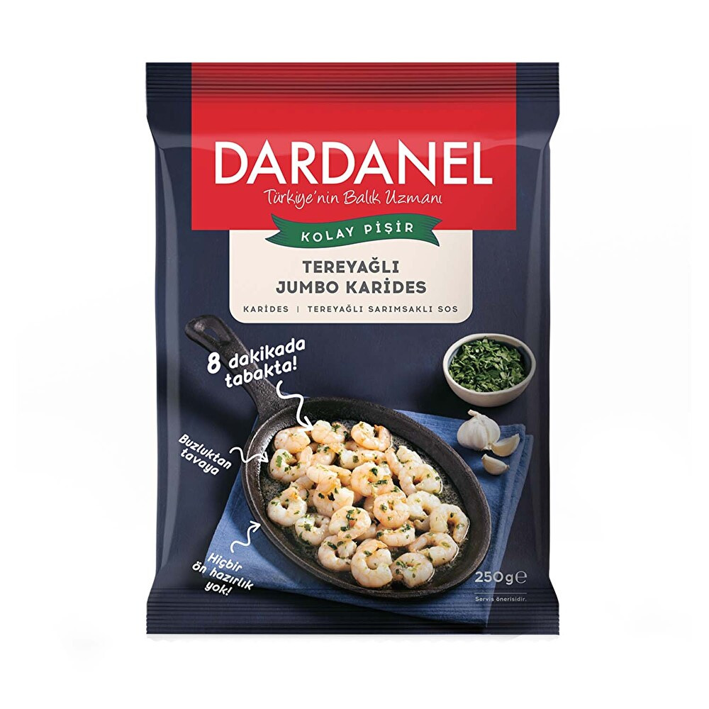 Dardanel  Tereyağlı Jumbo Karides 250 g Deniz Ürünü Fiyatı