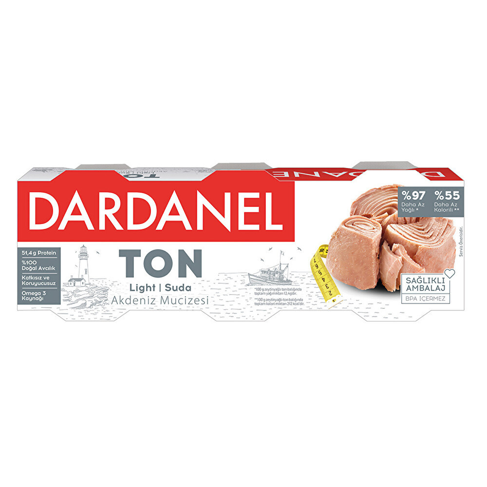 Dardanel Ton Balığı Light 3x75 Gr Konserve Fiyatı