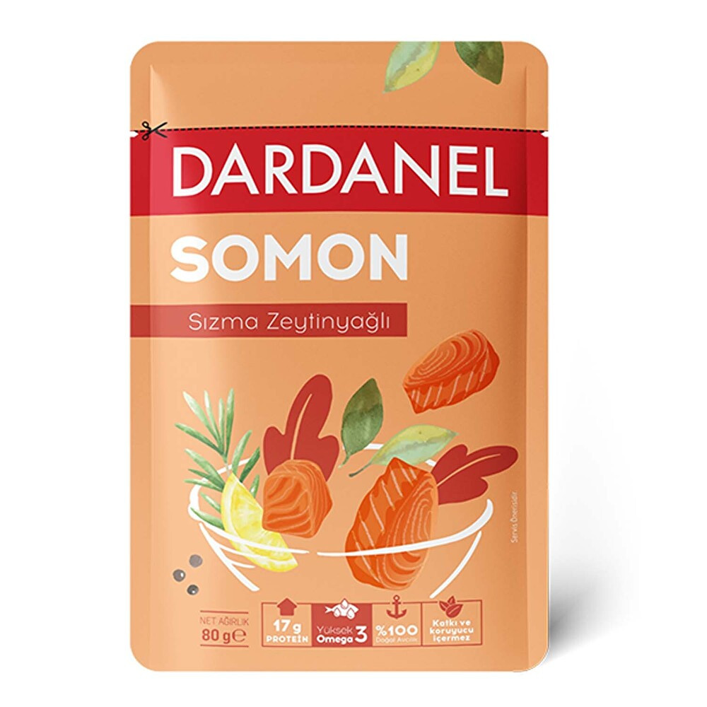 Dardanel Zeytinyağlı Somon Poşet 80 g Konserve Fiyatı