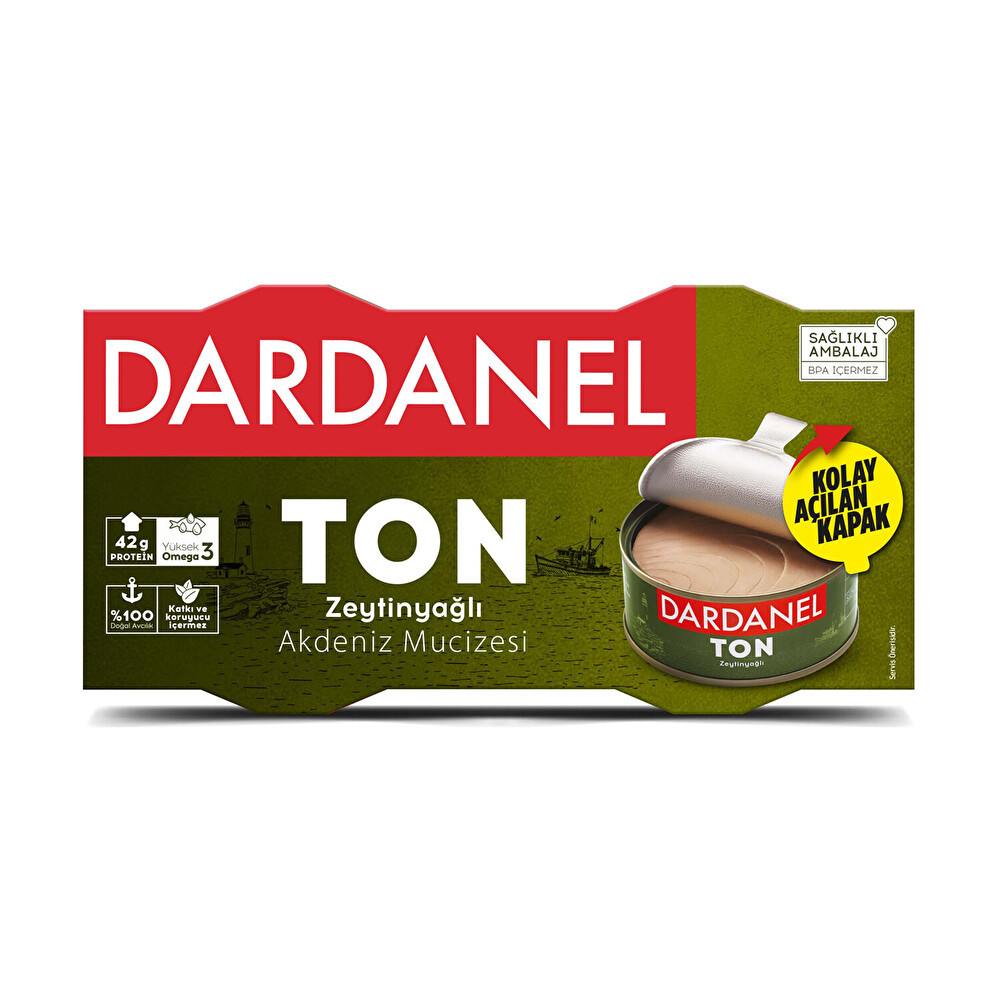 Dardanel Zeytinyağlı Ton Balığı 2x140 G Konserve Fiyatı