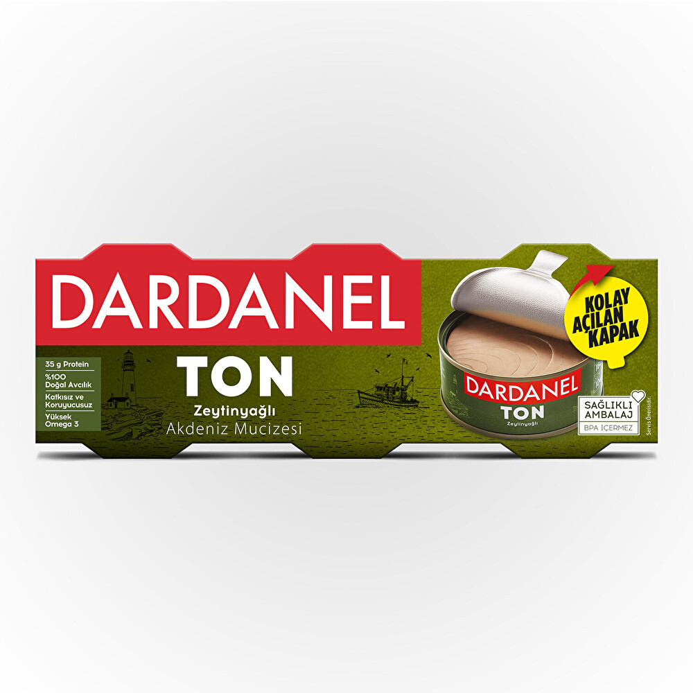 Dardanel Zeytinyağlı Ton Balığı 3X75g Konserve Fiyatı