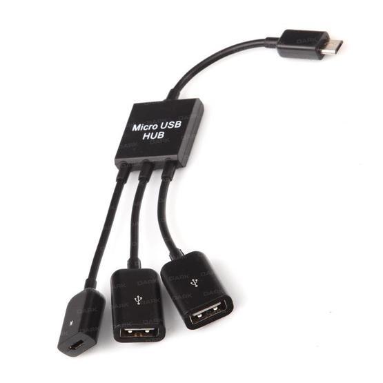 Dark 2x OTG Micro USB Çoklayıcı Hub Hub & Switch Fiyatı