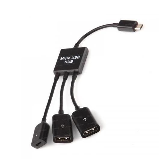 Dark 2x OTG Micro USB Çoklayıcı Hub