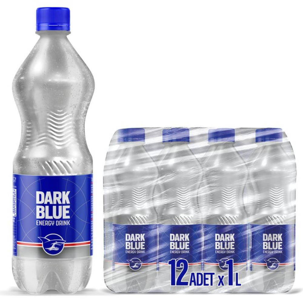 Dark Blue Enerji İçeceği, 1 lt (12'li Paket, 12 adet x 1 lt) Diğer Fiyatı