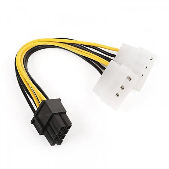 Dark DK-CB-P104 2x 4pin Molex 6+2pin PCI-E Dönüştürücü Kablo