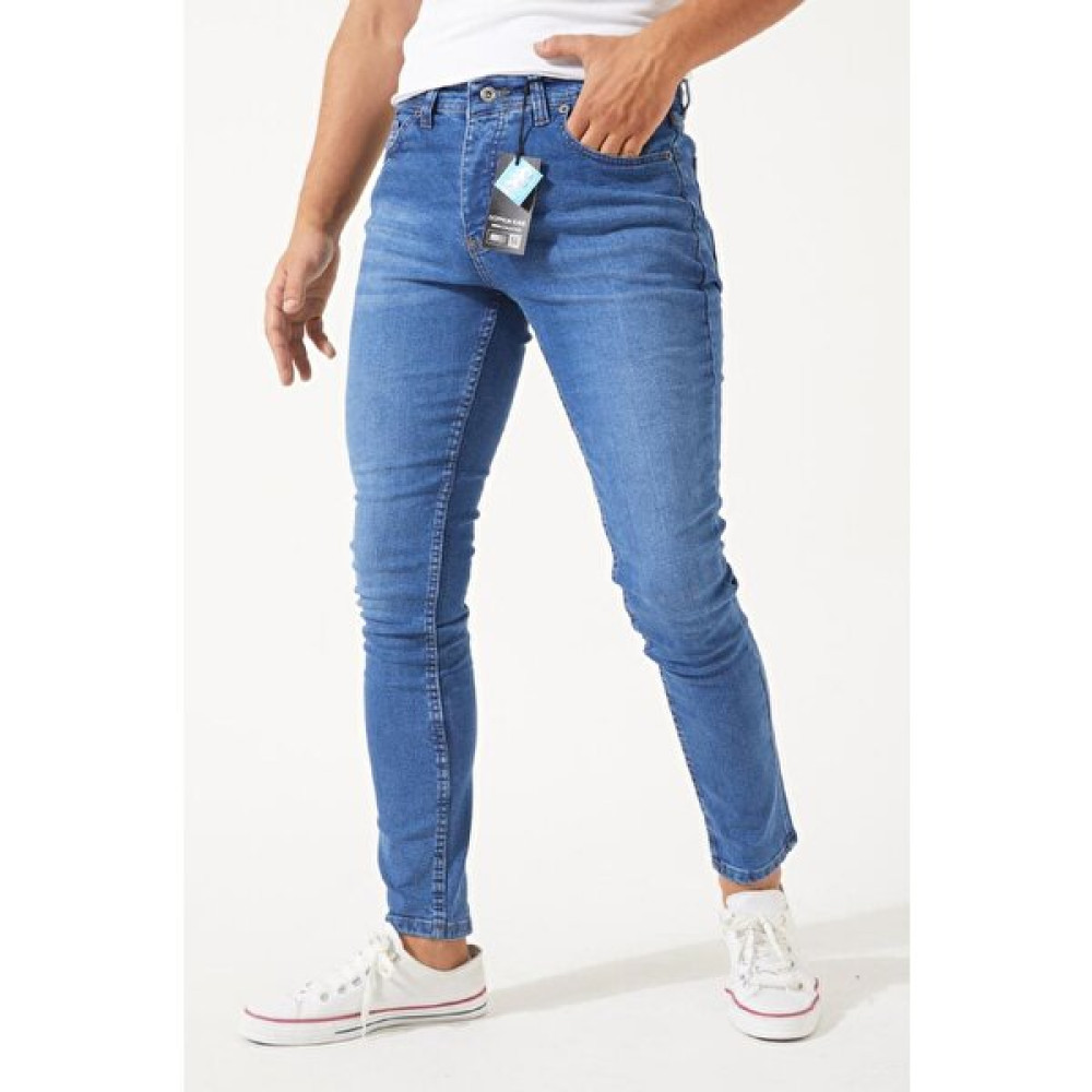 Dark Lavish Erkek Mavi Jean Italyan Kesim Denım Skinny Likralı Kot pantolon Erkek Jeans / Kot Pantolon Fiyatı