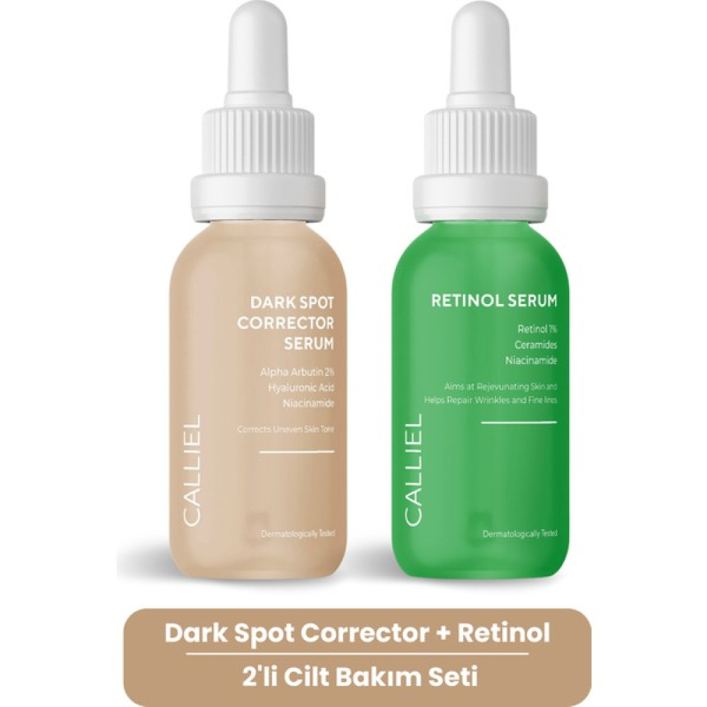 Dark Spot Corrector + Retinol 2'li Cilt Bakım Seti Cilt ve Yüz Bakımı Fiyatı