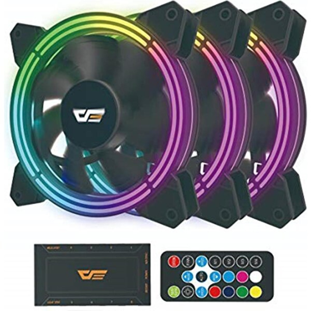 Darkflash CF11 Pro 3pin A-RGB 3x12cm Fan Kit + Kontrolcü + Uzaktan Kumanda Soğutucular Fiyatı