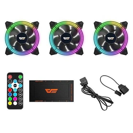 DarkFlash CF11 PRO RGB 3x12 cm 3'lü Kasa Fan Kit