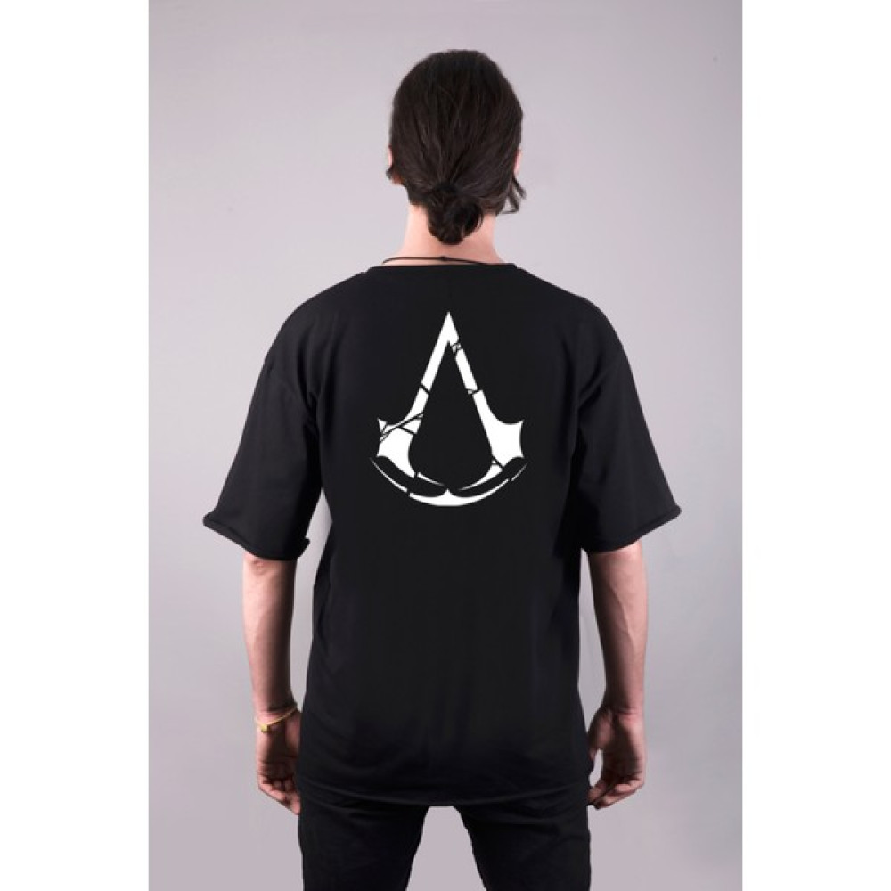 Darkia Assassin's Creed Çift Taraf Baskılı Unisex Tişört Erkek T-shirt Fiyatı