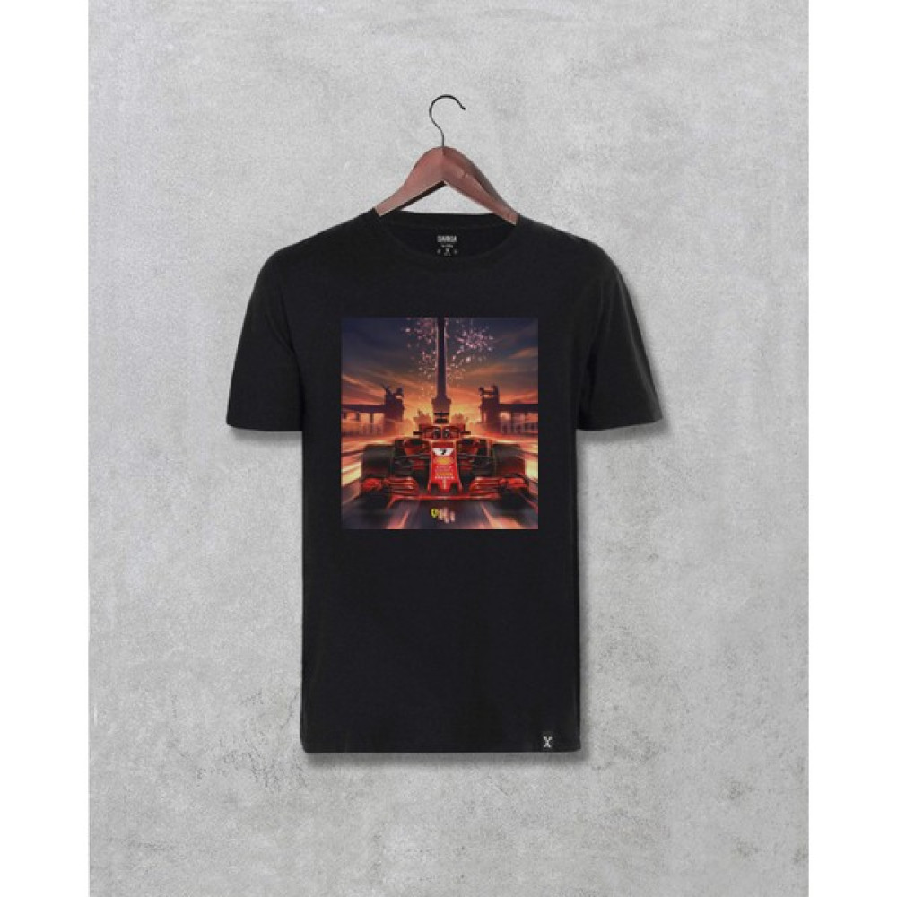 Darkia Formula1 Ferrari Baskılı Unisex Tişört Erkek T-shirt Fiyatı