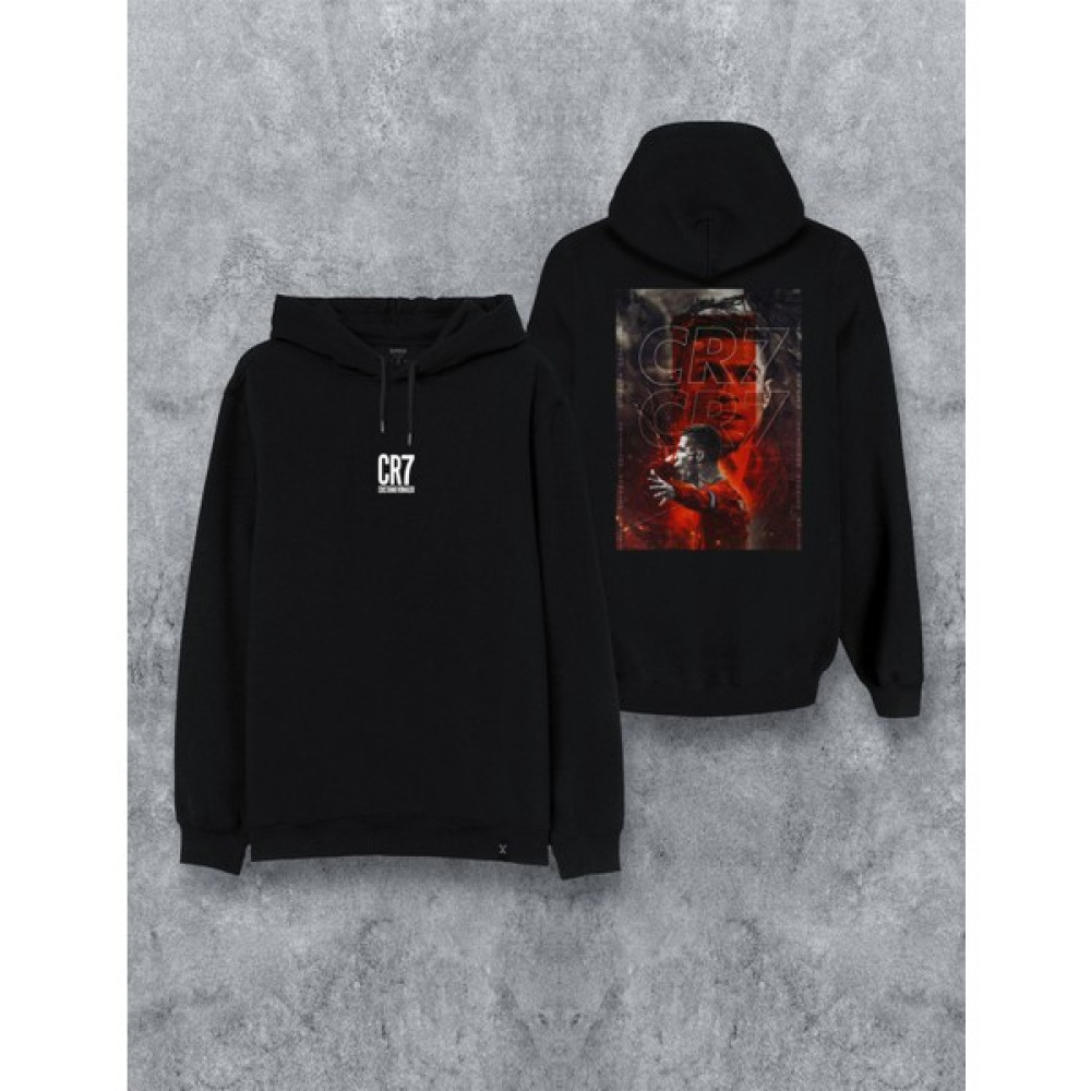Darkia Futbolcu Cristiano Ronaldo Özel Tasarım Baskılı Kapşonlu Unisex Sweatshirt Erkek Sweatshirt Fiyatı
