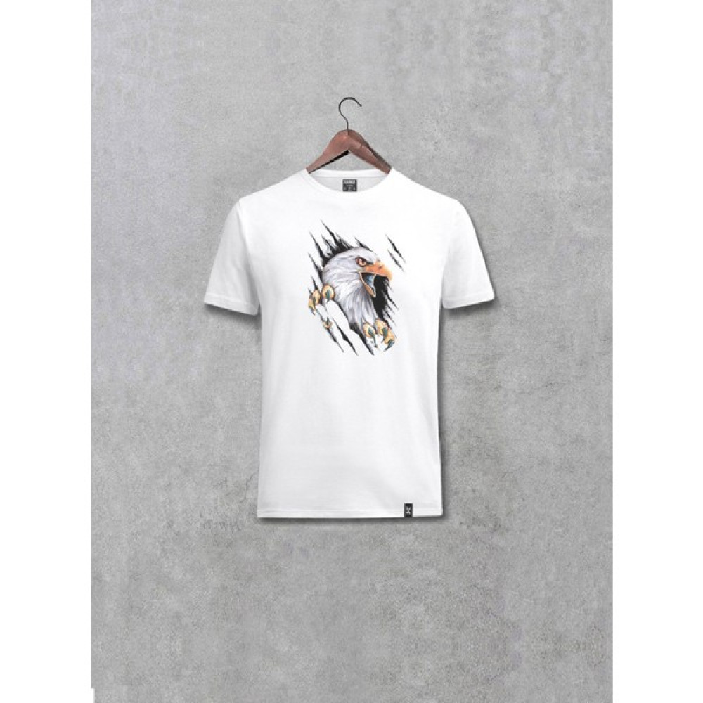 Darkia Kara Kartal Hayvan Özel Tasarım Baskılı Unisex Tişört Erkek T-shirt Fiyatı