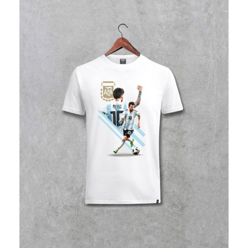 Darkia Lionel Messi Arjantin Baskılı Tasarım Tişört Erkek T-shirt Fiyatı