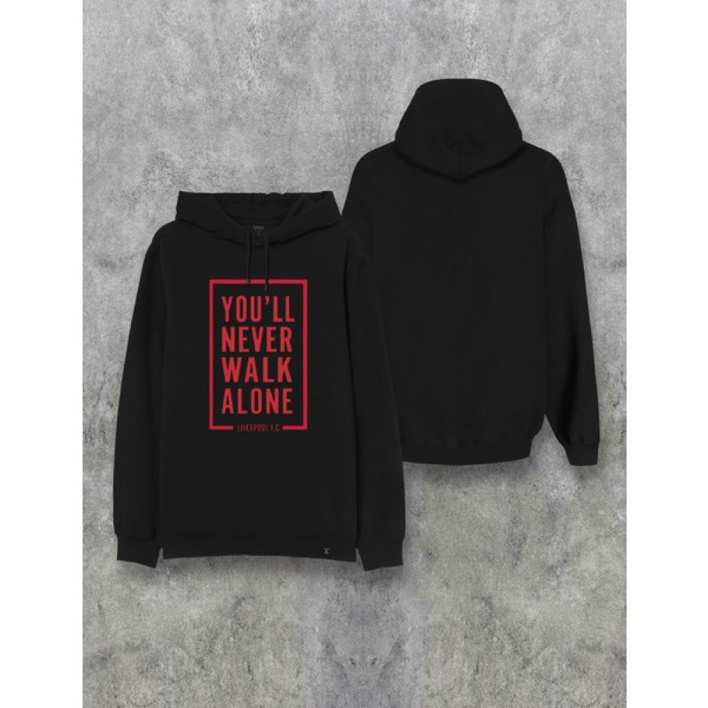 Darkia Liverpool Never Walk Alone Baskılı Kapşonlu Tasarım Hoodie Erkek Sweatshirt Fiyatı