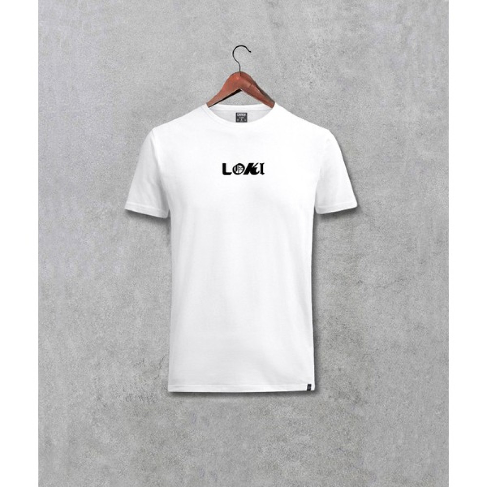 Darkia Loki Minimal Yazılı Tasarım Baskılı Tişört Erkek T-shirt Fiyatı