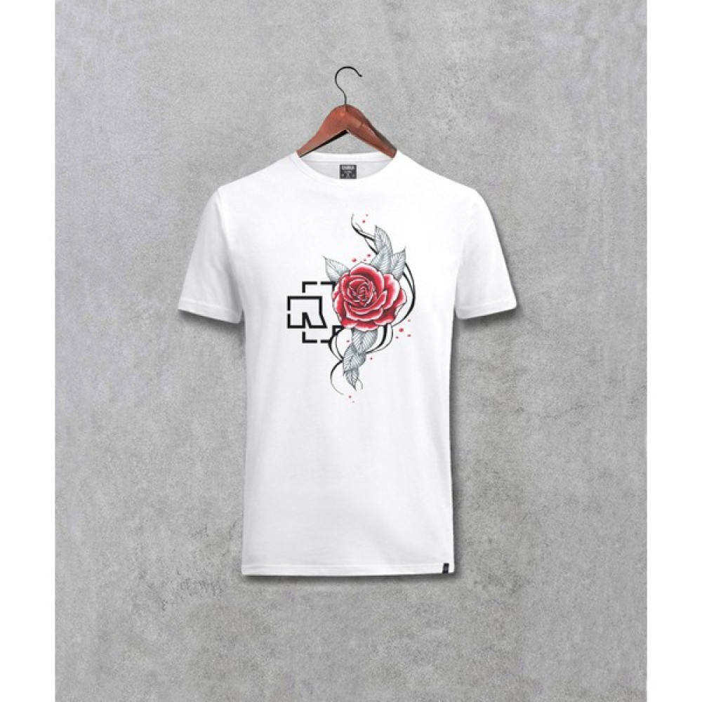 Darkia Rammstein Baskılı Özel Tasarım Beyaz Tişört Erkek T-shirt Fiyatı