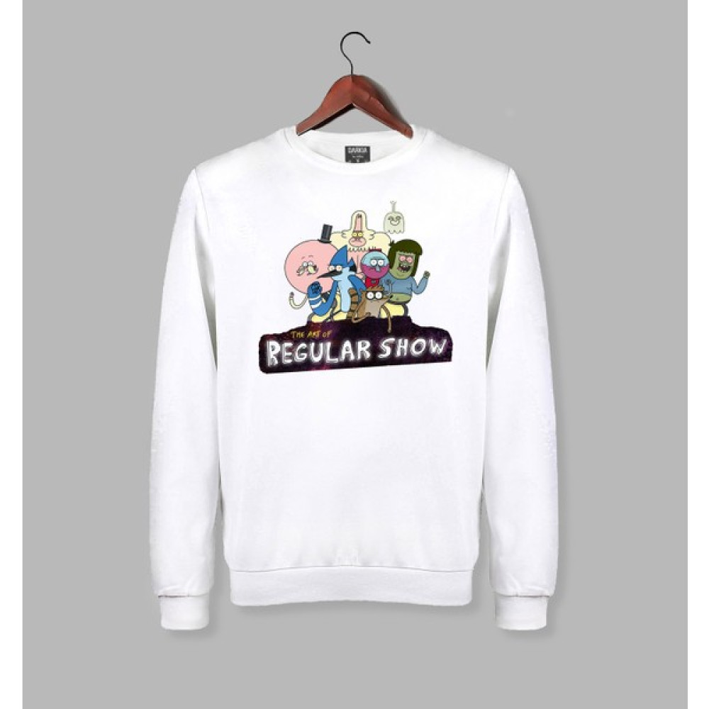Darkia Regular Show Çizgi Film Baskılı Sweat Tasarım Sweatshirt Erkek Sweatshirt Fiyatı