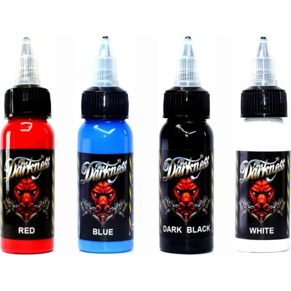 Darkness Kalıcı Dövme Boyası 4 Renk - 30 ml Oto Boyaları Fiyatı