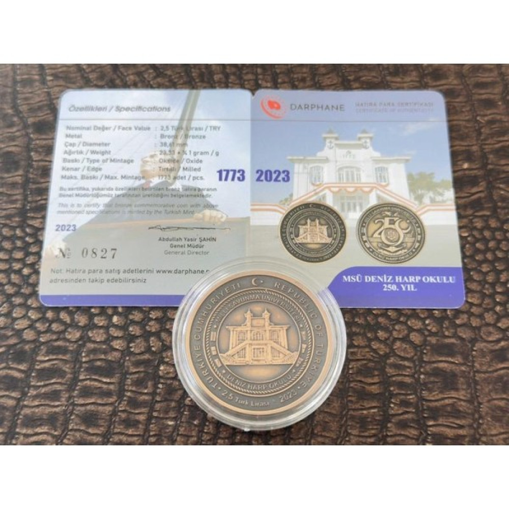 Darphane MSÜ Deniz Harp Okulu 250.YIL Bronz Hatıra Para Oto Boyaları Fiyatı