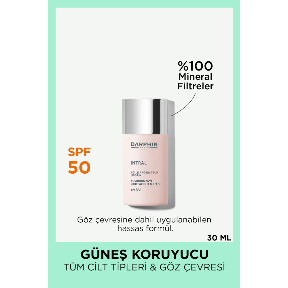 Darphin Spf 50 Nemlendirici- Intral Environmental Lightweight Shield 30 ml 882381078744 Güneş Kremleri ve Losyonları Fiyatı