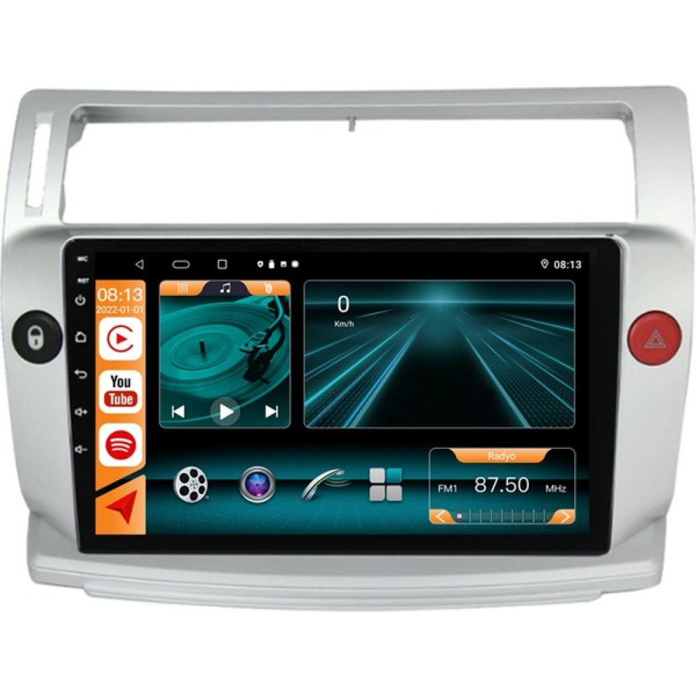 Darwill Cıtroen C4 2004-2009 Multimedya Navigasyon Usb Kamera Carplayer 4 Ram Oto Boyaları Fiyatı