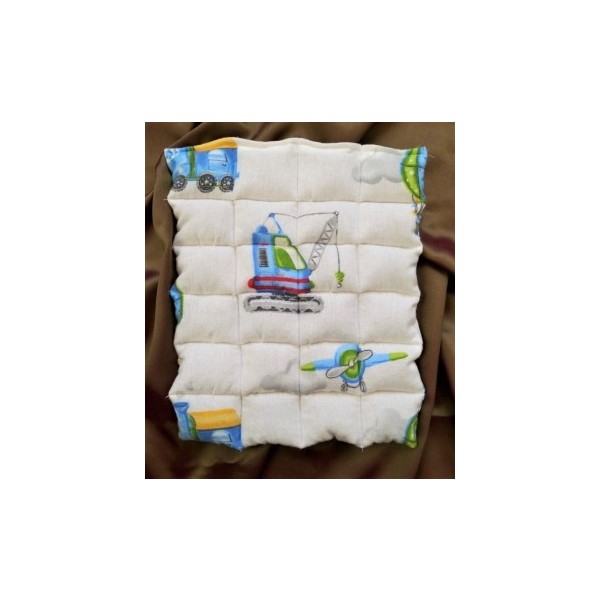 DAS YÜN Yıkanmamış Koyun Yünü Dolgulu Taşıtlar Bebek Sırt-Karın-Göğüs Bezi (28CM*34CM 3-6 Yaş Arası) - Mavi Bebek Bakım Fiyatı