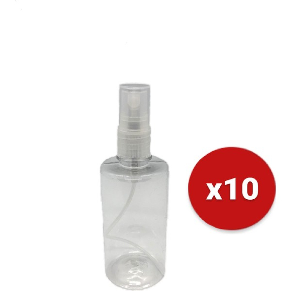 Dasqua 100 ml Kolonya ve Dezenfektan Için Boş Pet Şişe + Sprey Hijyen ve Temizlik Fiyatı