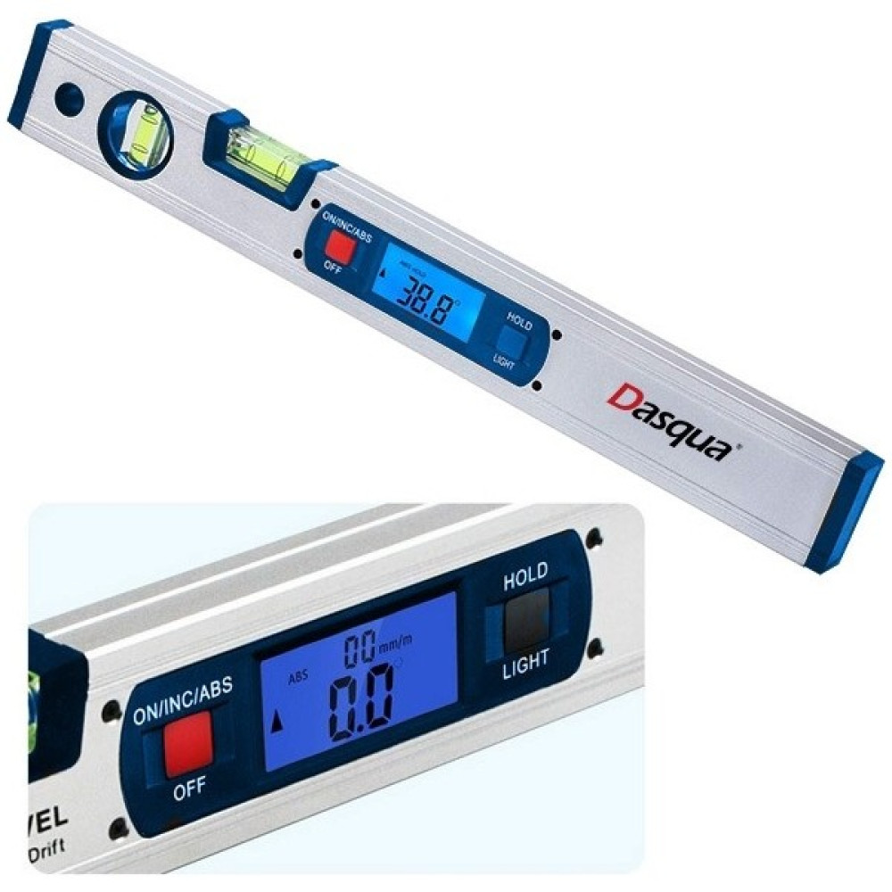 Dasqua 8301-2645 Dijital Eğim Ölçer 40 cm - Beyaz Diğer Test ve Ölçüm Cihazları Fiyatı