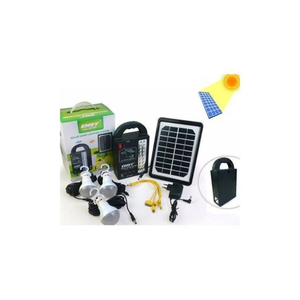 DAT At- Solar Güneş Enerjili Aydınlatma Sistemi Kamp Lambası 3 Adet Lambalı En İyi Fiyat Elektrik ve Aydınlatma Fiyatı